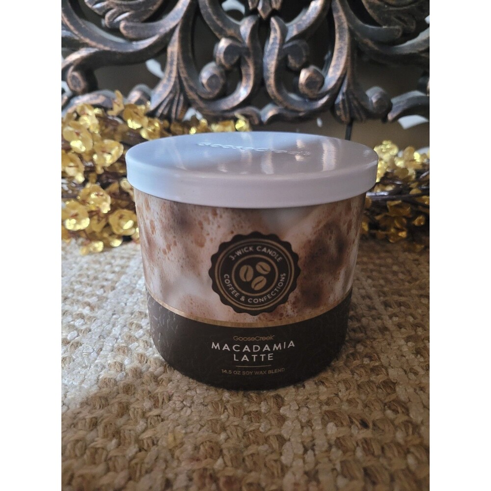 Macadamia Latte - Goose Creek 3-wick Candle